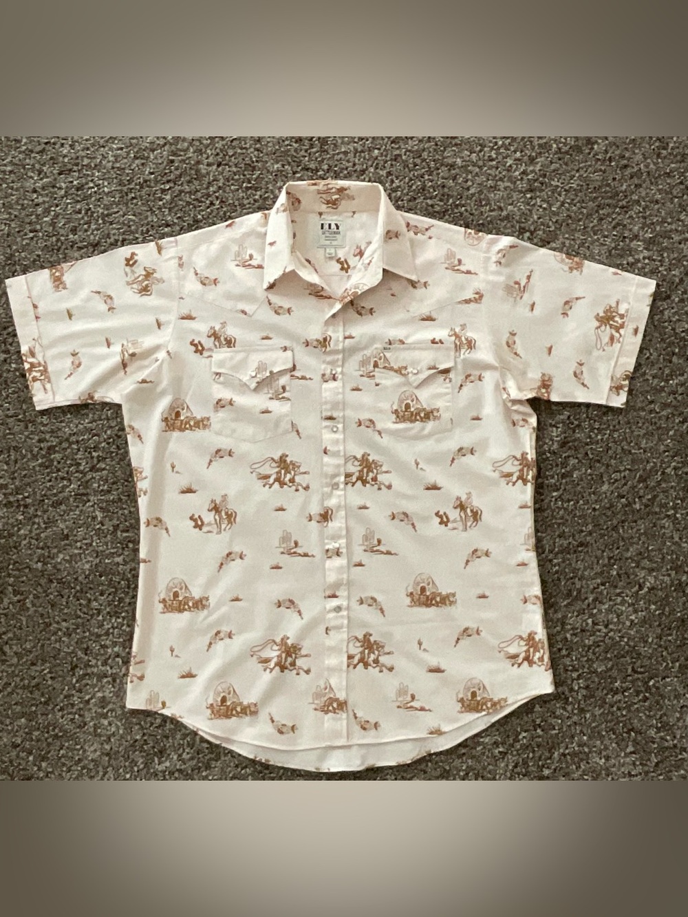 BUNDLE: 1 Wrangler Light Blue & 1 Bit & Briddle Casual & 1 Ely Cattleman Shirt
